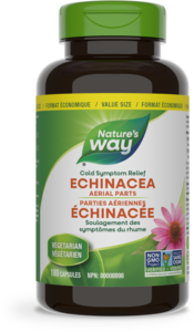 Echinacea, Aerial Parts / 180 capsules Sale New