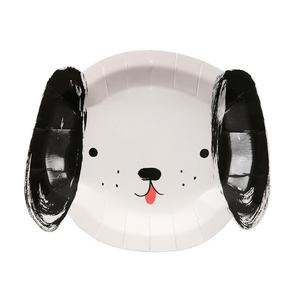 Black & White Dog Plates Cheap Sale Amazing Pice