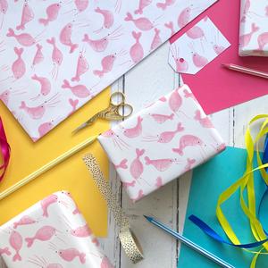 Shrimp wrapping paper and gift tags Discount 2025 New