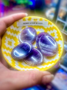 Amethyst Worry Stone - 1 piece Sale Browse