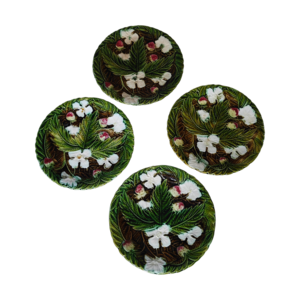 #2382 - 4 green leav plates Buy Cheap Free Shipping