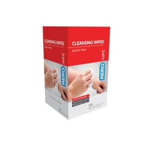 AEROWIPE Alcohol-Free Cleansing Wipes Box/100 Visa Payment For Sale