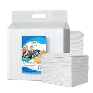 DAFI Disposable Incontinence Bed Pads Large 24x 24(100 Count) Thick Underpads, Effective Odor Control Pee Pads, Chucks Pads, Super Absorbent Protection for Elderly, Adults, Baby Free Shipping Order