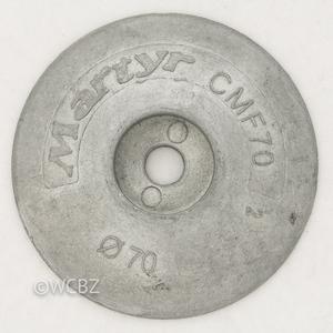 70mm Rudder Button - Zinc - Buy Cheap Free Shipping