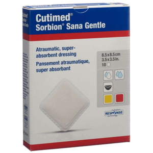 Cutimed Sorbion Sana Gentle 8.5x8.5cm | 10 Pack Cheap Sale Ebay