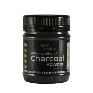 Zeb Health Activated Coconut Charcoal Powder 75g 2025 New Cheap Online