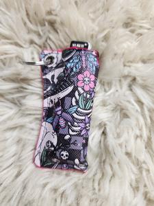 Pink. Floral bones lighter holder Cheap Sale Shop