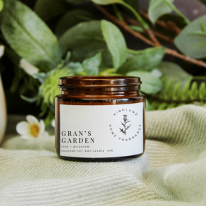 Rose Geranium (Gran's Garden) - 50g Coconut Soy Candle Cheap Shop