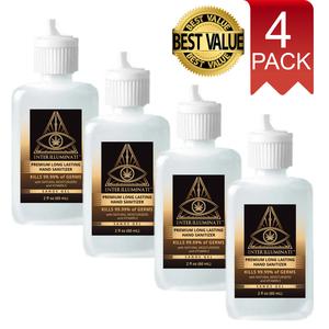 4-PACK Premium Long Lasting Hand Sanitizer Cheap Countdown Package