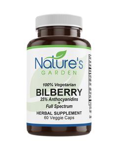 Bilberry - 60 Veggie Caps - Full Spectrum Wild Harvest Bilberry Leaf & Concentrated Extract. Cheap Sale Pictures