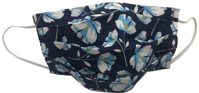 Blue flower facemask Discount Best Seller