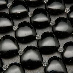 Black Obsidian Smooth Heart 20mm Cheap Sale Geniue Stockist