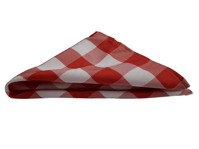 17'' x 17'' checkered napkin (10-pack) For Sale Top Quality