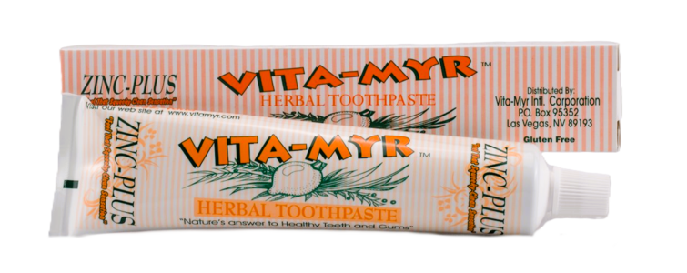 Elevate Your Dental Routine with 4 oz. Vita-Myr Oral Care Zinc Toothpaste - Made in USA Official Site Sale Online