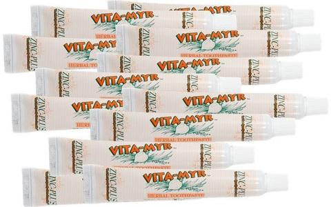 Vita-Myr - 12 Pack Travel Size Original Toothpaste On-The-Go Oral Care Kit Sale Good Selling