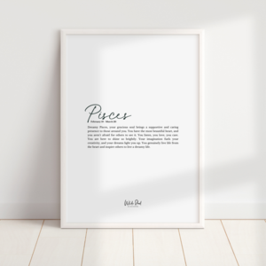 'Pisces' The Zodiac Collection digital printable Clearance 2025