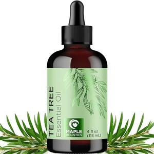Pure Tea Tree Oil 4oz - Australian Tea Tree Essential Oil for Hair Nails and Skin- Aromatherapy Tea Tree Oil for Skin Dry Scalp Cleanser Nail Cleaner Plus Purifying Humidifier and Diffuser Oil Cheap Sale Ebay