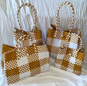 Bags from Recycled Plastic (Box Gold / White) Pay With Visa Cheap Online