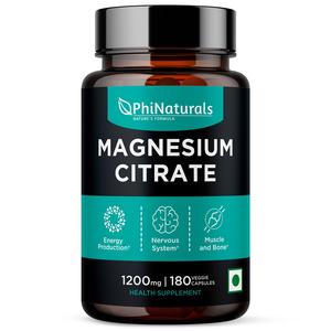 Magnesium Citrate 400mg -180 Veg Capsules Really Cheap