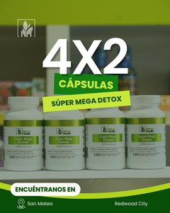 4x2 en Cpsulas Sper Mega detox Newest For Sale