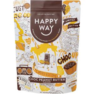 Happy Way Whey Protein Powder Choc Peanut Butter 500g Cheap Sale Eastbay