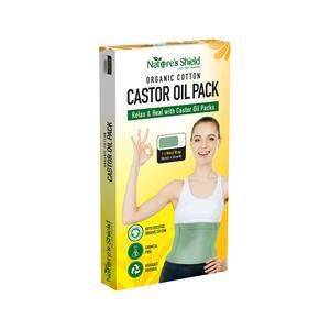 Nature's Shield Organic Cotton Castor Oil Pack Waist Wrap (50cm x 22cm) Sale Best Wholesale