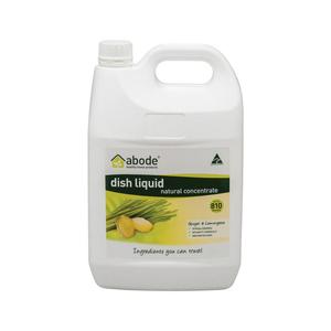 ABODE Dish Liquid Concentrate Ginger & Lemongrass 4L On Hot Sale