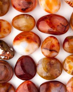 Carnelian Palm Stone | Healing Crystals | Divination Crystals Visit
