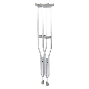 BodyMed Aluminum Crutches, Adult, Tall, 5' 10"6' 6" Pair of Lightweight, Height Adjustable Crutches Includes Padded Underarm Cushions, Hand Grips, & Rubber Tips Max. Weight Capacity 300 lb. 100% Original Cheap Pice
