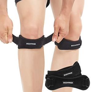 Bodyprox Patella Tendon Knee Strap 2 Pack, Knee Pain Relief Support Brace Hiking, Soccer, Basketball, Running, Jumpers Knee, Tennis, Tendonitis, Volleyball & Squats Sale Browse