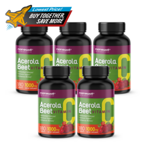 [Manmin Event Sale #3] 5 Bottles of Acerola Beet Vitamin C 1000mg (900 Tablets) Outlet Classic