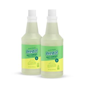 Amazon Brand - Presto! Multi-Surface Cleaner Concentrate, 2X Concentrated Formula, Lemon Scent, 32 fl oz (Pack of 2) Free Shipping Fashionable