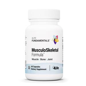 4Life MusculoSkeletal Formula - Dietary Supplement Supports Muscle, Bone, and Joint Health - Supplement Formula with Turmeric, Saw Palmetto, Gotu Kola, and Ginger - 60 Capsules Finishline