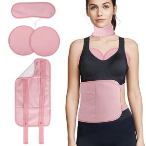 4Pack Castor Oil Pack for Chest, Neck and Abdomen, Reusable Compress Castor Oil Pack Wrap for Abdomen with Adjustable Elastic Strap Flannel Cotton Machine Washable Anti Oil Leak(Pink) Pictures Cheap Pice