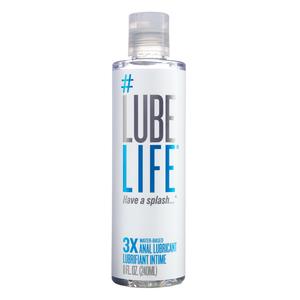 LubeLife 3X Anal Lubricant, Thicker Water-Based lube for Men, Women and Couples, Extra Protection, Non-Sticky, Smooth Glide, 8 Fl Oz Original For Sale