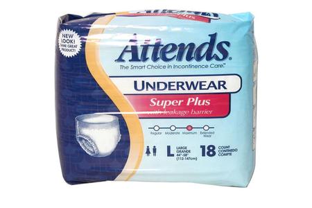 ATTENDS UNDERWEAR SUPER PLUS ABSORBENCY LARGE Pay With Paypal Cheap Online