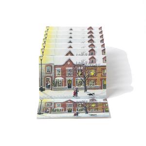 A Snowy Walk Home - Set of 8 note cards For Nice Cheap Price