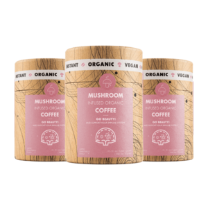30 servings Go Beauty organic instant coffee with Reishi and Lion's Mane Huge Surprise