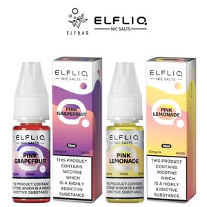 10mg ELFLIQ Nic Salts E-Liquid - Powered by ELFBAR Outlet 100% Original