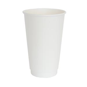 16oz White Double Wall Coffee Cup | 1000 pcs Outlet Factory Outlet