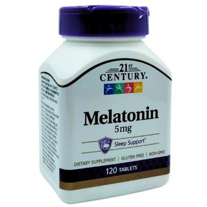 21st Century Melatonin 5mg (120 tablets) Free Shipping Real