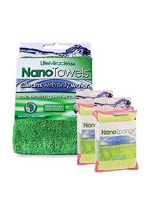 NanoTowel x 1 NanoSponges x 2 - Kitchen Pack Outlet Recommend