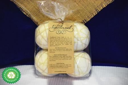 Wool Dryer Balls - 100% Wool - Beige 4-Pack Clearance Big Discount