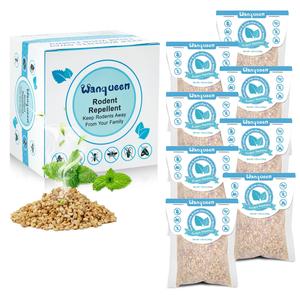 8 Pack Natural Mouse Repellent Pouches Peppermint Oil to Repel Mice and Rats, Rodent Repellent Pest Control Pouches Mice Repellent for House Mouse Deterrent Indoor Buy Cheap Pices