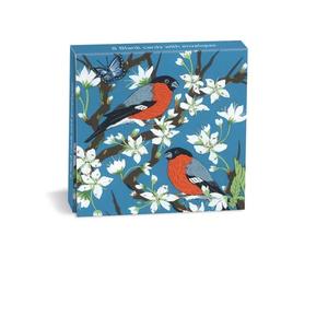 Bullfinches on Blossom, Mini Notecard Set For Sale Wholesale Pice