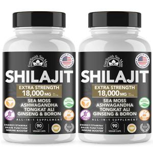 2 PACK - SHILAJIT & SEA MOSS CAPSULES (90-COUNT) Buy Cheap Deals