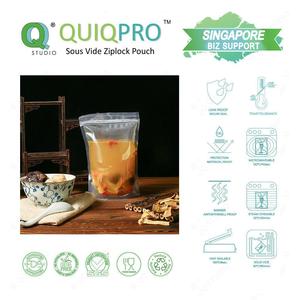 #315-01 Food Safe Sous Vide Zip Lock Stand Up Pouch Sauce Bag 100PCS/PK Classic For Sale