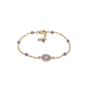 Bracciale con centrale in Ametista viola | Rose Clearance Original