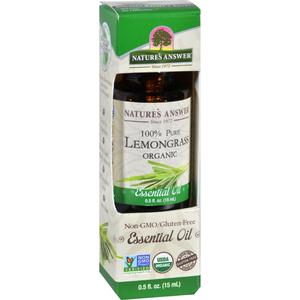 Natures Answer Essential Oil - Organic - Lemongrass - .5 oz Outlet Best Sale