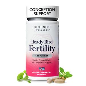 Best Nest Wellness Fertility Supplements for Women, Vegan Prenatal Vitamins for Women Methylfolate Ashwagandha Whole Food Blend Conception Supplements & Pre Natal Multivitamin Formula, 30Ct Tumblr Sale Online